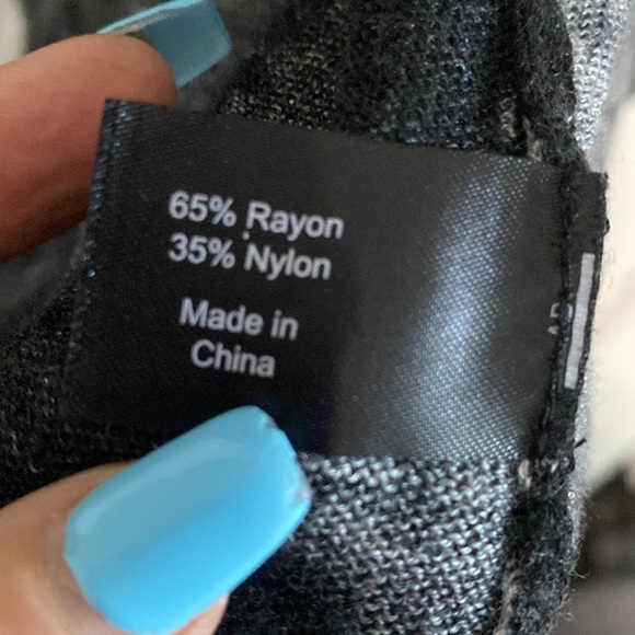 💜HOST PICK💜Lane Bryant Houndstooth Ombré Shark Bite Hem Open Drape Sweater - Picture 10 of 10